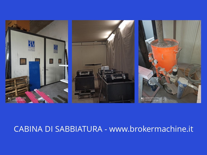 cabina di sabbiatura