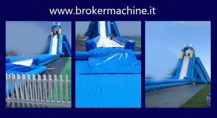 SCIVOLO GONFIABILE ACQUATICO 50 MT X 14 8 scivolo gonfiabile 50 mt