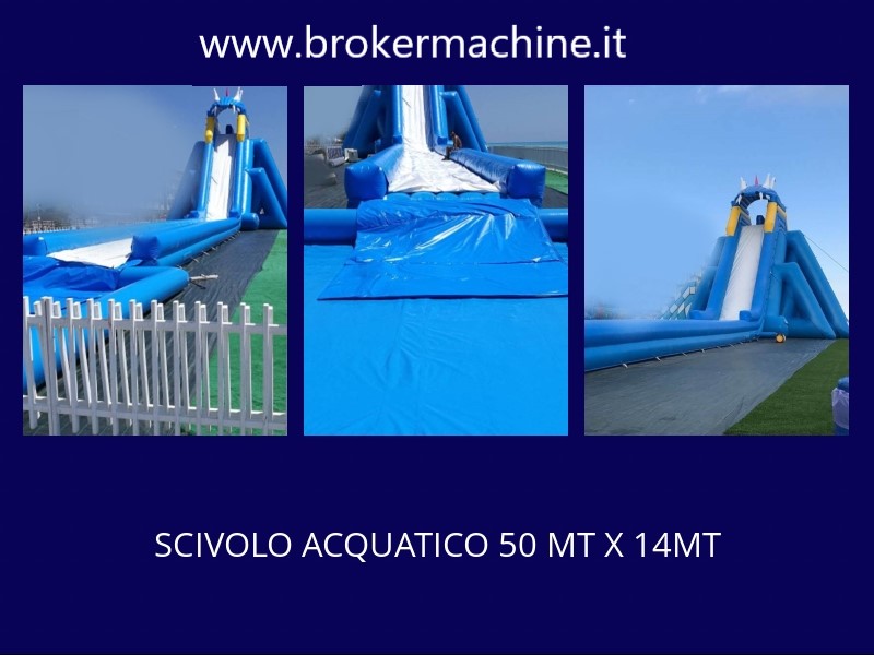 scivolo gonfiabile 50 mt