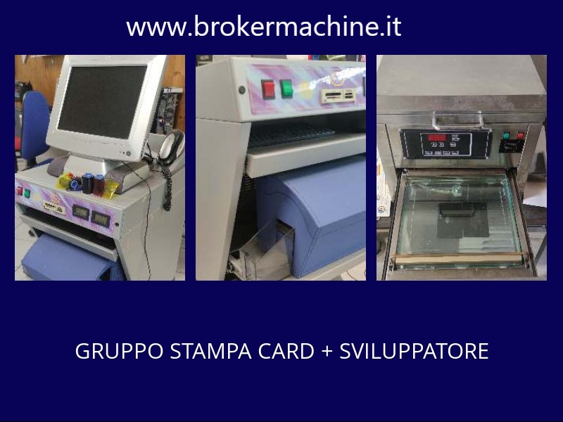 GRUPPO STAMPA CARD + SVILUPPATORE PER POLIMERI