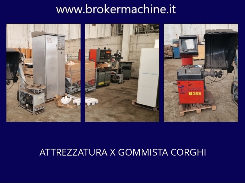 VARIE ATTREZZATURE X GOMMISTA CORGHI