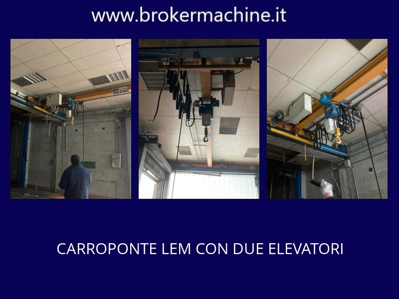 CARROPONTE LEM CON DUE ELEVATORI