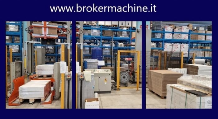 LINEA DI PALLETTIZZAZIONE COMPLETA OMS 3 LINEA DI PALLETTIZZAZIONE