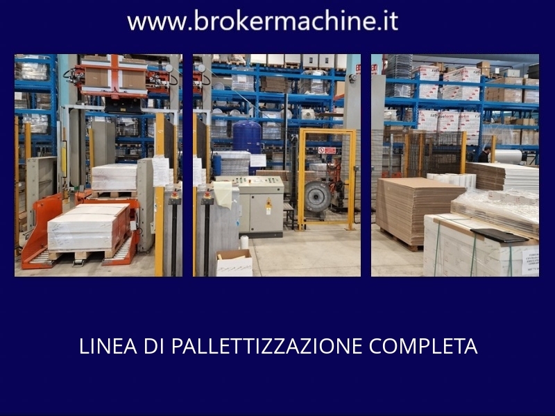 LINEA DI PALLETTIZZAZIONE