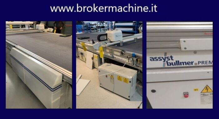PLOTTER DI TAGLIO ASSYST BULLMER PREMIUN CUT CV 3 Tavolo da taglio Bullmer Premiumcut CV