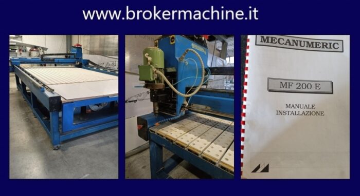 FRESA CNC MECANUMERIC MF 200 E 83 taglio plexiglass