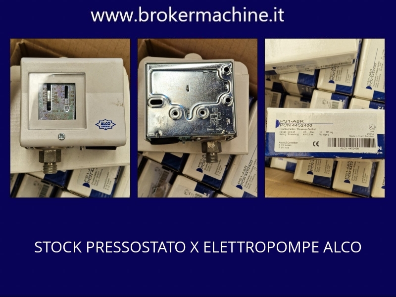 STOCK PRESSOSTATO ELETTROMECCANICO PER ELETTROPOMPE ALCO