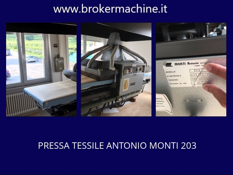 PRESSA TESSILE ANTONIO MONTI 203 1 termopressa