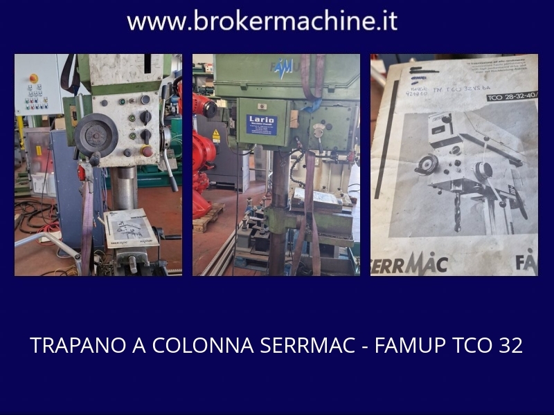 TRAPANO A COLONNA SERRMAC - FAMUP TCO 32