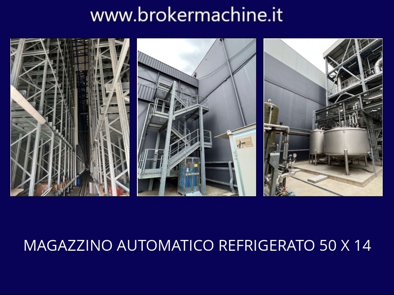 MAGAZZINO AUTOMATICO REFRIGERATO 50 MT X 14 MT