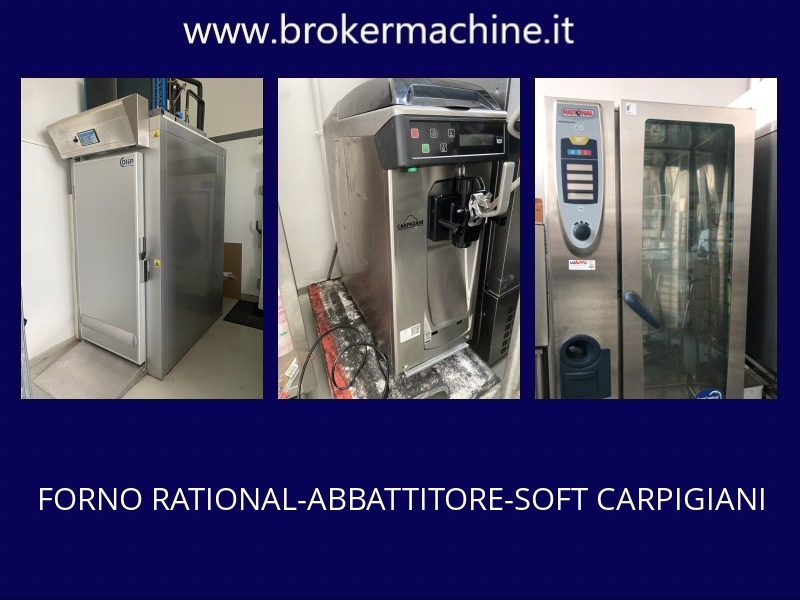 FORNO RATIONAL - ABBATTITORE COIP - GELATO SOFT CARPIGIANI