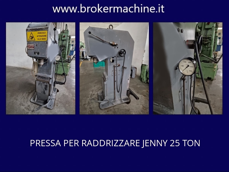 PRESSA A RADDRIZZARE JENNY 25 TON