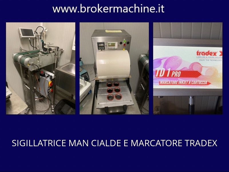 SIGILLATRICE MANUALE CIALDE E MARCATORE TRADEX