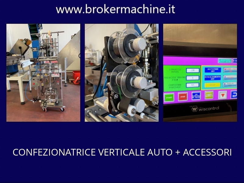 CONFEZIONATRICE VERTICALE AUTOMATICA PER LIQUIDI MONODOSE