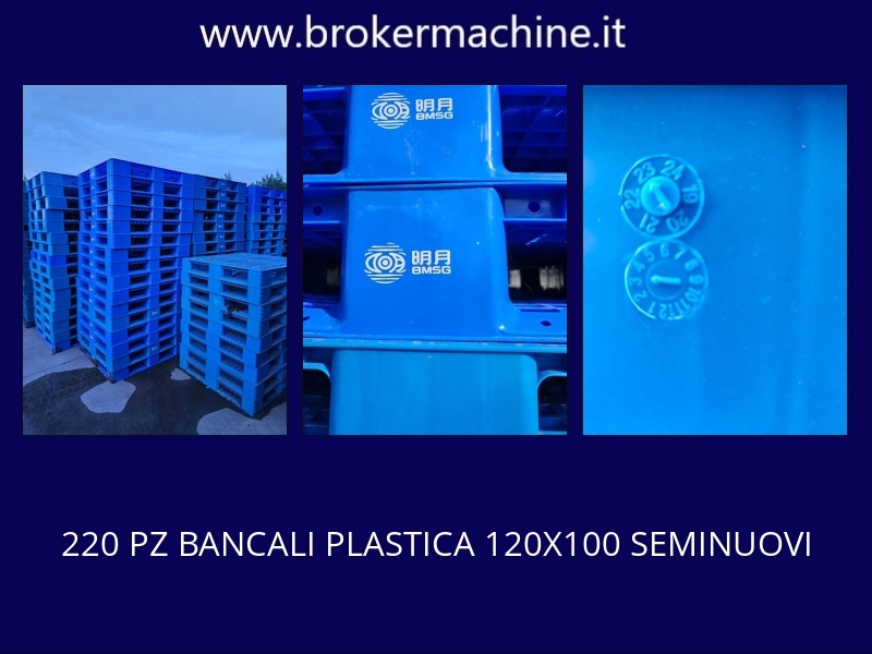 BANCALI PLASTICA 120X100 SEMINUOVI