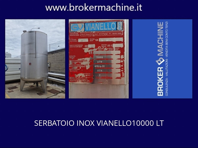 serbatoio acciaio inox