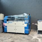 Selective soldering machine.