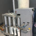 Selective soldering machine.