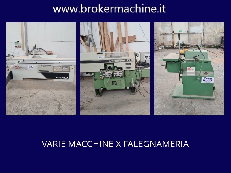 MACCHINE PER FALEGNAMERIA 7 falegnameria