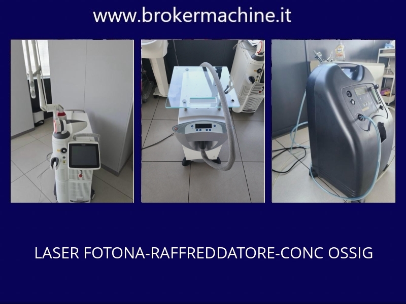 LASER FOTONA - RAFFREDDATORE ZIMMER - CONCENTATORE OSSIGENO 2 apparecchiature medicali usate