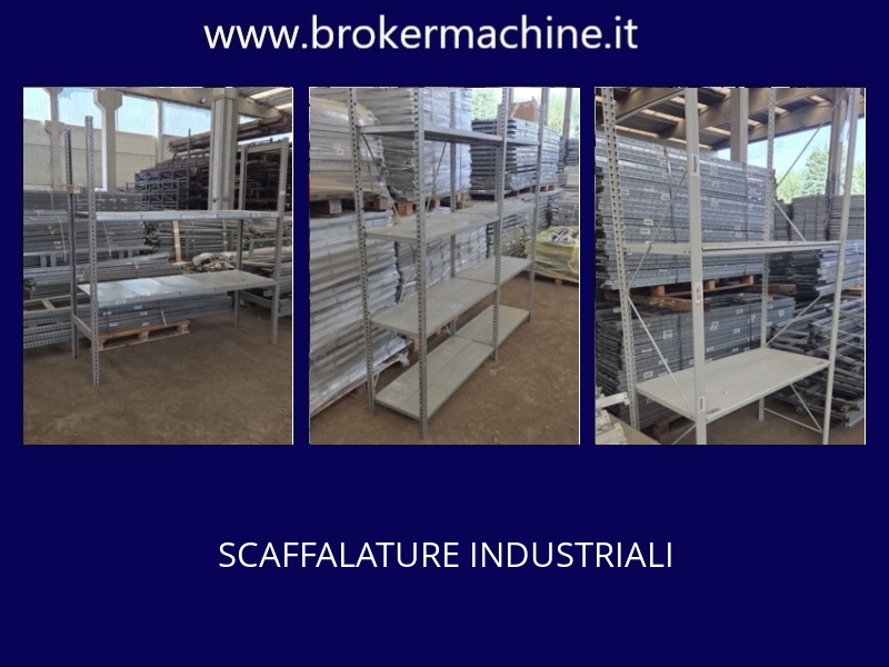 SCAFFALATURE INDUSTRIALI 3 porta pallet
