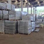 SCAFFALATURE INDUSTRIALI 4 porta pallet