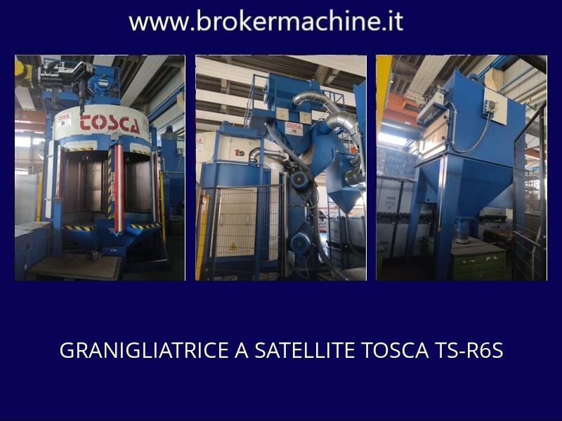 GRANIGLIATRICE A SATELLITE TOSCA TS-R6S 3 Granigliatrice a tavola satelliti Tosca